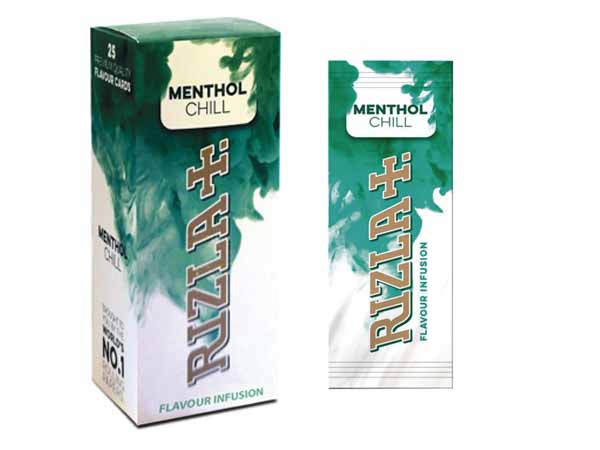 Tarjetas Rizla menthol